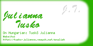 julianna tusko business card