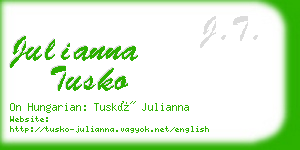 julianna tusko business card